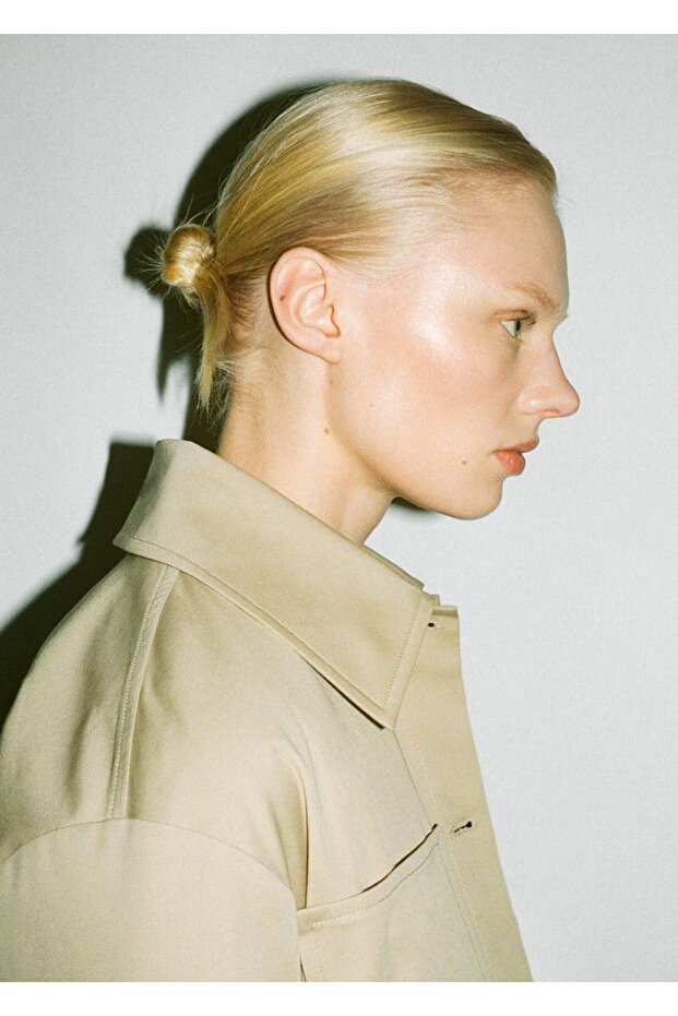 Cepli oversize gömlek ceket - 5