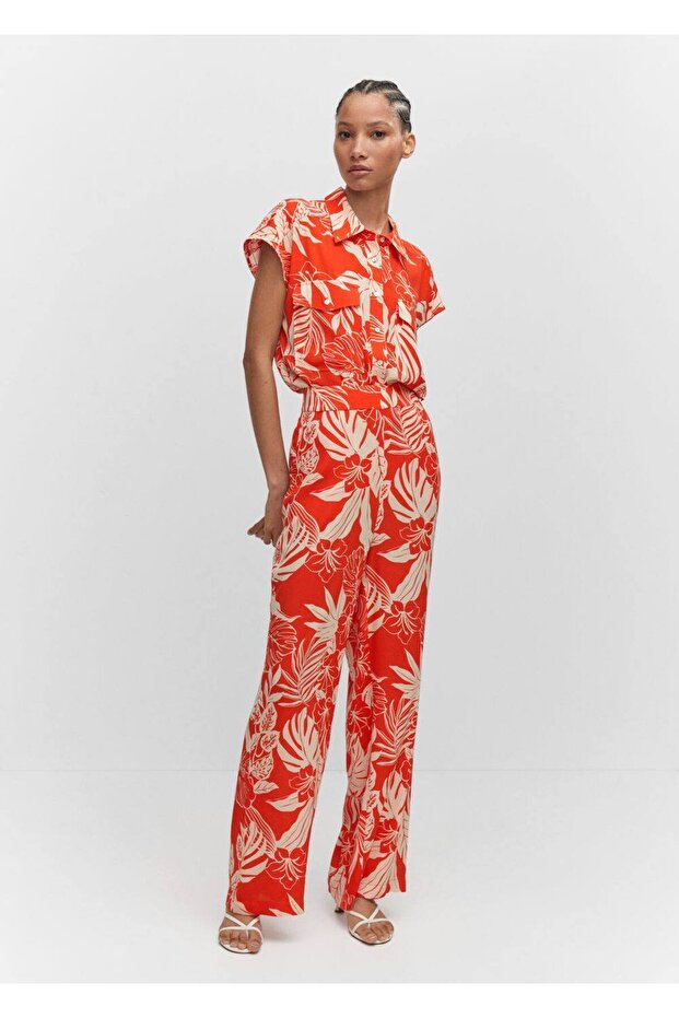 Oversize dökümlü gömlek - 2