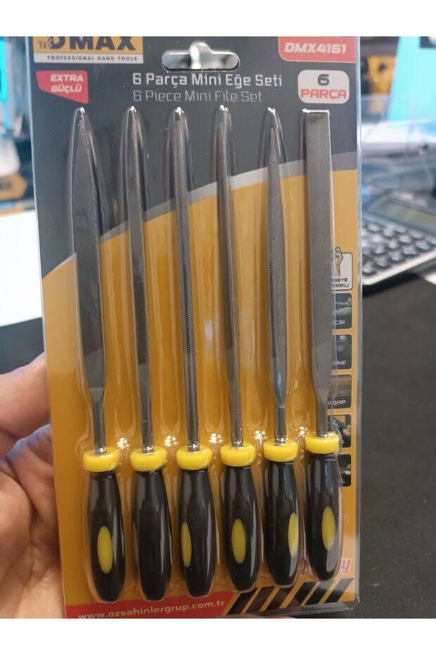 6 parça mini eğe seti - 1