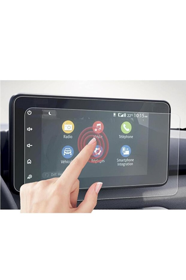 رينو تاليانت - واقي شاشة متعدد الوسائط غير لامع مقاس 8 بوصة - 4