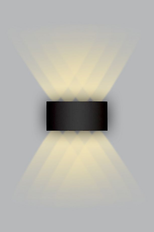 Led Aplik Aydınlatma Çift Taraflı Led Dekoratif Duvar Aplik 4+4 Suya Dayanıklı Led Aplik - 1