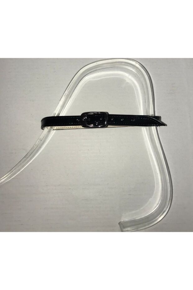 Black Matte Shoe Belt
