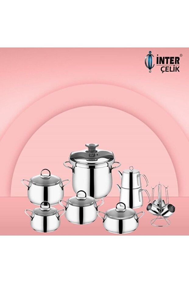 Çelik Hanzade Pratik 18 Parça Çelik Çeyiz Seti - 1