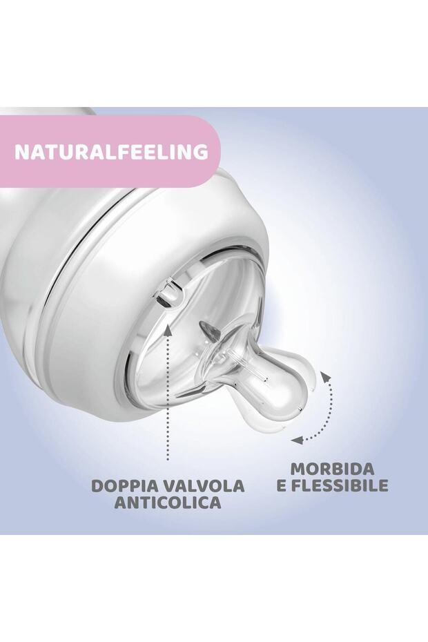 Natural Feeling Pp Biberon 330ml Desenli - 3