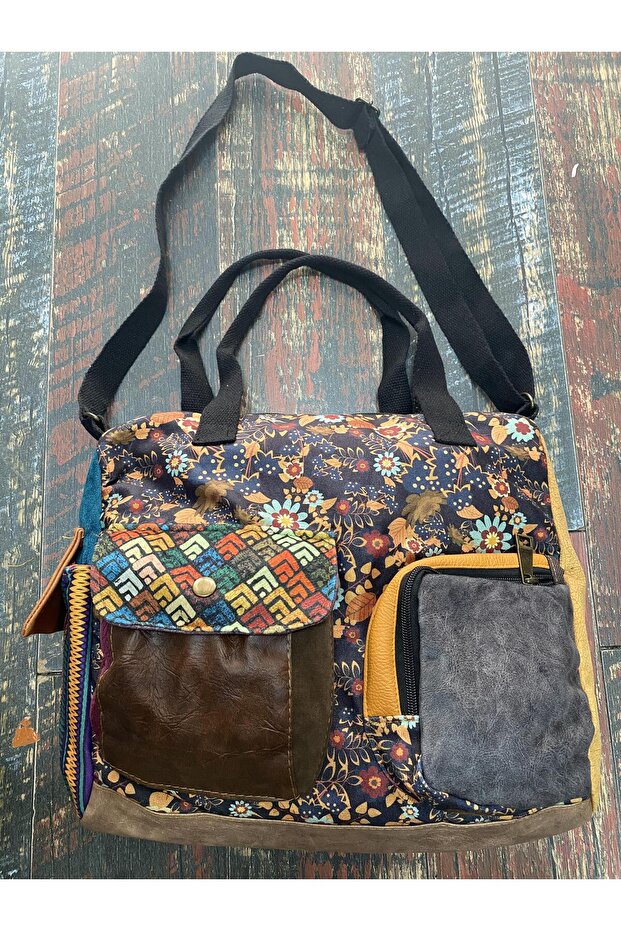 Patchwork Ethnic Authentic Bohemian Shoulder Bag Handbag Daily Use Travel Use Messenger Bag