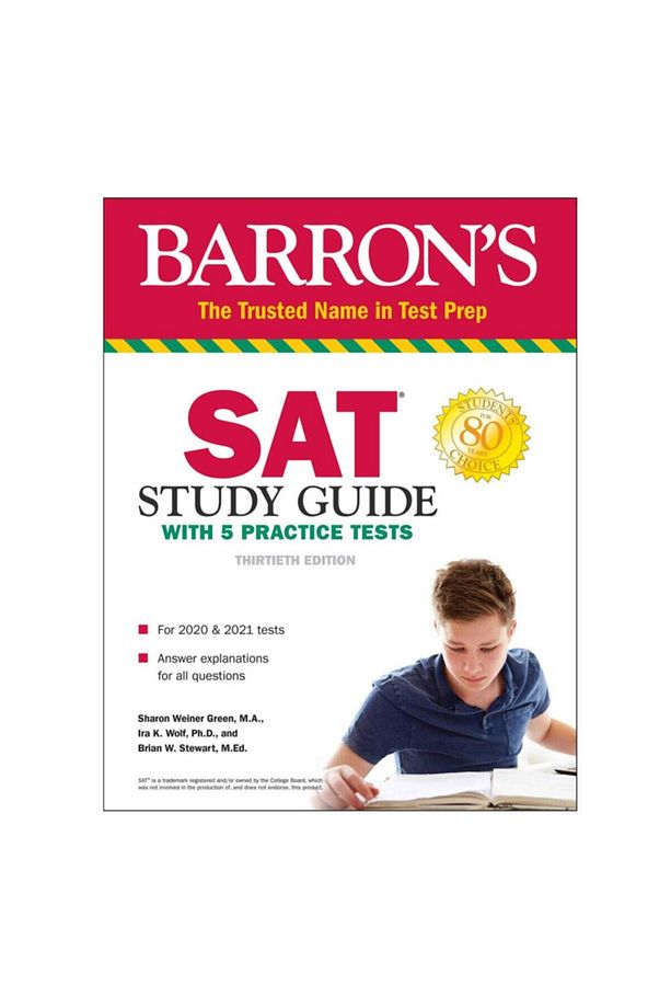 Sat Study Guide With 5 Practice Tests (BARRON'S TEST PREP) - 2