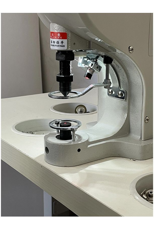 Jaktec Servo Motor  Elektronik Çıt Çıt Kuş Gözü Rivet Çakım Pres Makinası Masa Dahil - 4