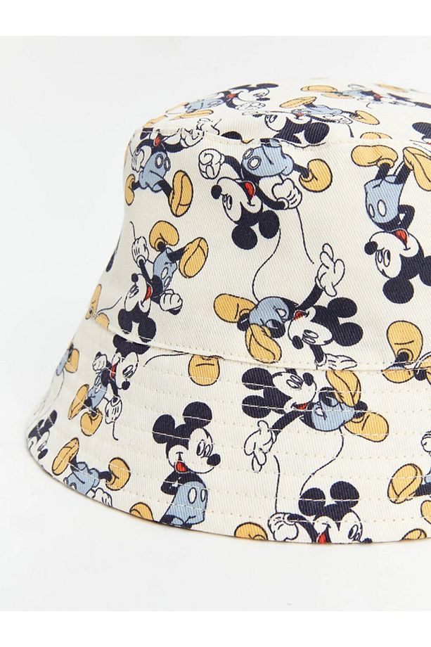 LCW baby Mickey Mouse Baskılı Erkek Bebek Bucket Şapka - 4