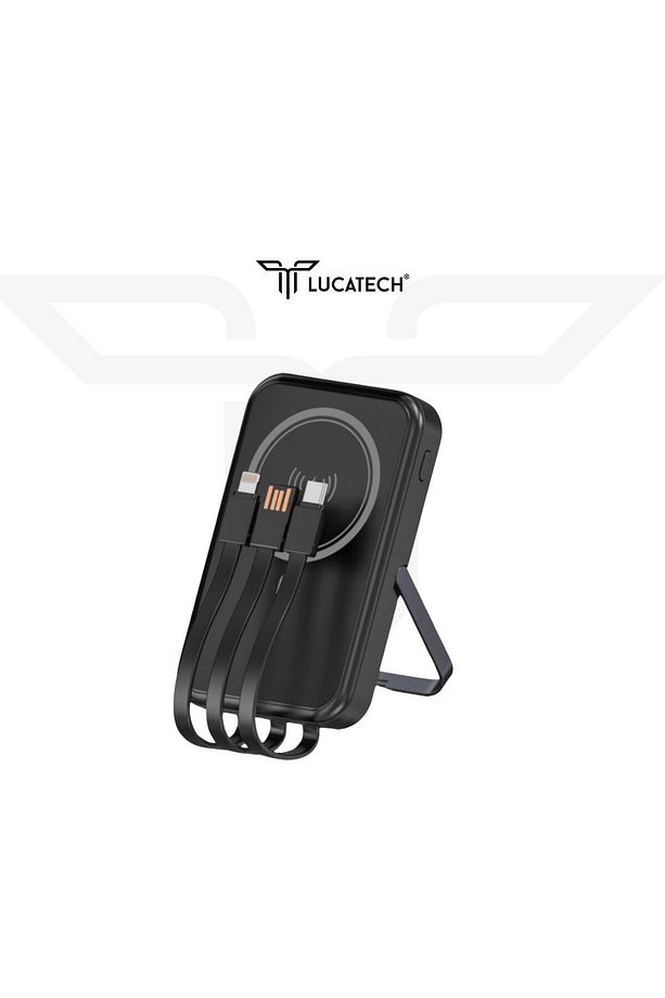 Samsung Galaxy S24 / S24 FE / S24 Plus / S24 Ultra uyumlu MAGSAFE STANDLI Powerbank 25W TURBO SARJ - 1