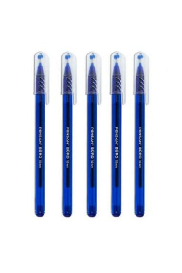 20 Pieces Pensan 2270 Office 1.0 mm Blue Ballpoint Pen Ballpoint