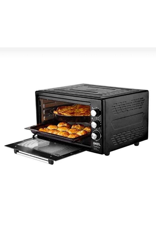 Af3801 Lambalı, Termostatlı,Saatli Midi Fırın - 2