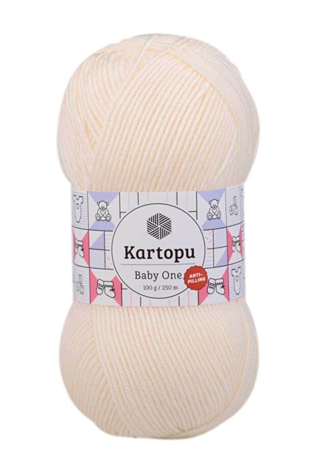 Baby One Anti-pilling Knitting Thread K025 Off White Efe