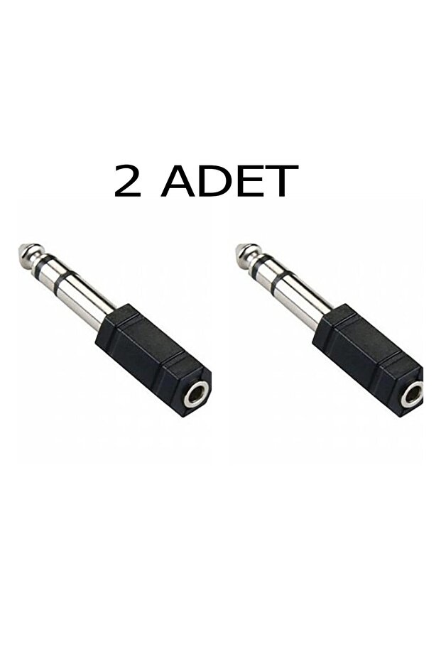 2 Pieces 3.5 Mm to 6.3 Mm Jack Converter Headphone Converter for Piano