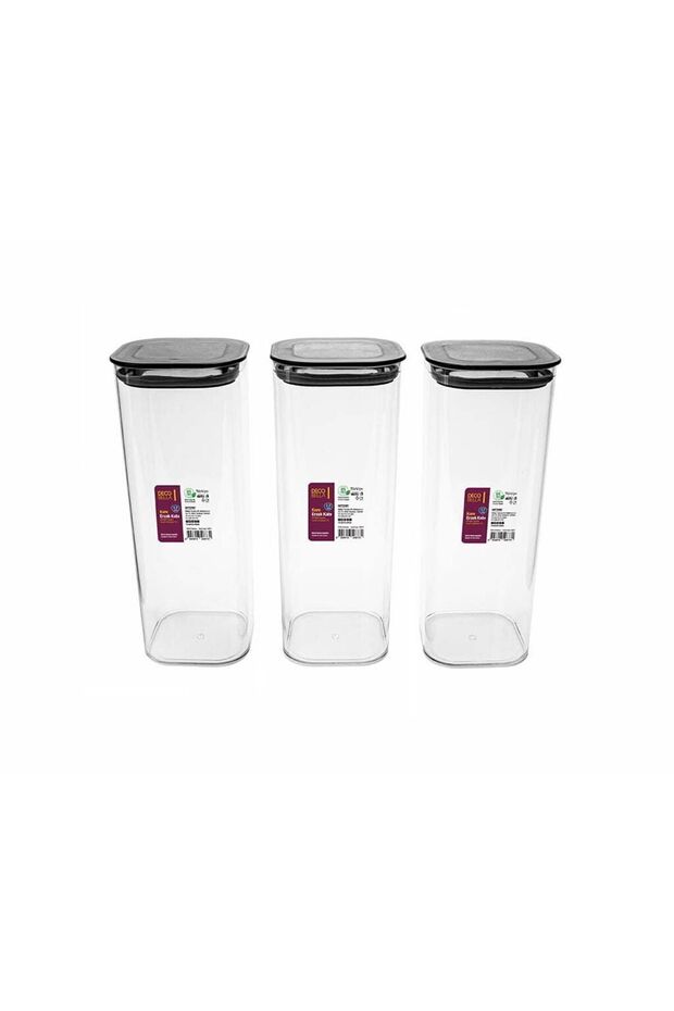 Set of 3 1.7 Lt. Square Food Container - 5