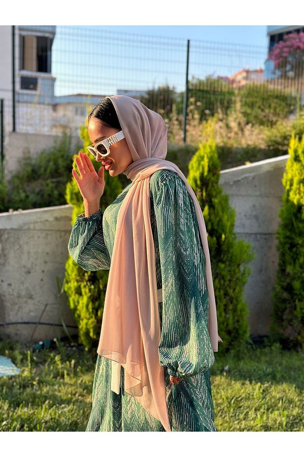 Serra Yeşil Elbise - 1