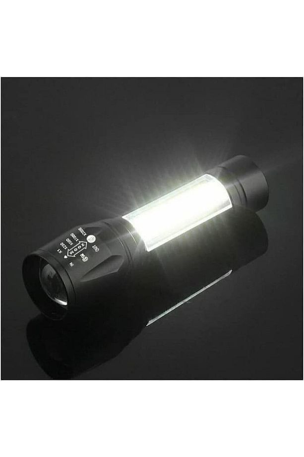 Ultra Güçlü 2500 Lumen 5w Cob Led Usb Şarjlı El Feneri Avcılık,kamp Feneri Deprem Çantalık Fener - 2