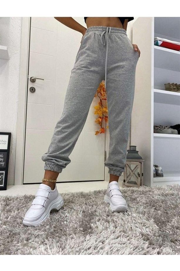 Erkek Örme 2 Iplik Cepli Basic Jogger Eşofman Altı - 1