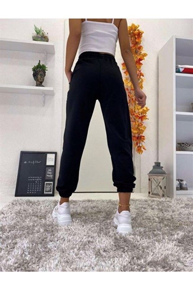 Erkek Örme 2 Iplik Cepli Basic Jogger Eşofman Altı - 3