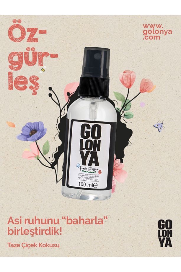 Taze Çiçek Kokulu Sprey Kolonya - 100 ml - 3