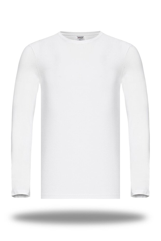 Boy's Cotton Long Sleeve T-shirt Lycra Slim Fit Sweatshirt 221-222