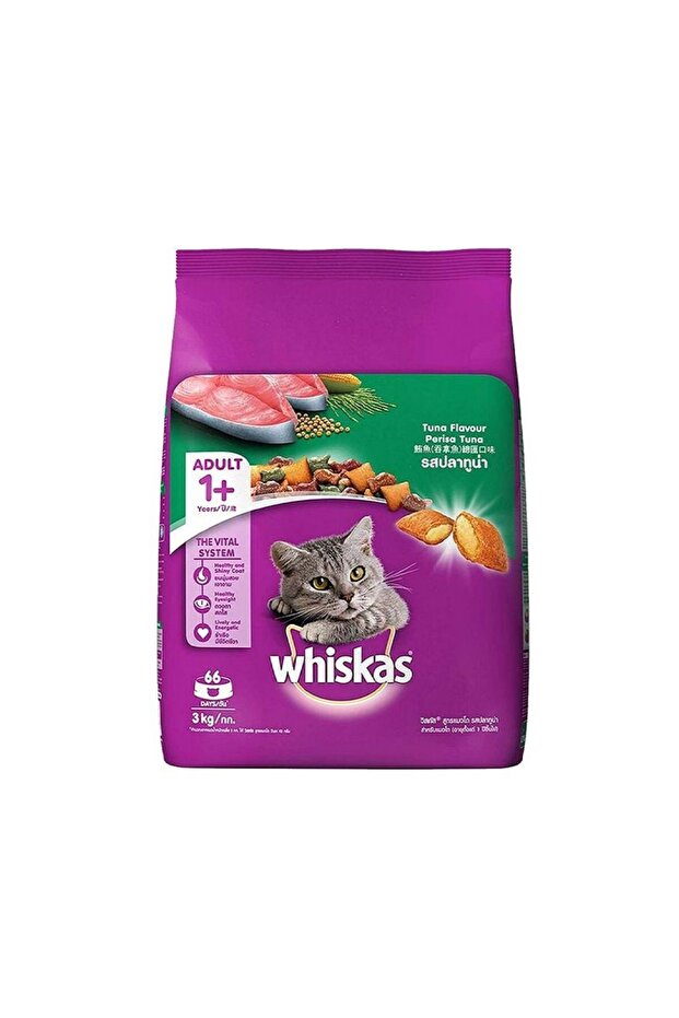 Tuna Flavour Adult Cat Food, 3 Kg