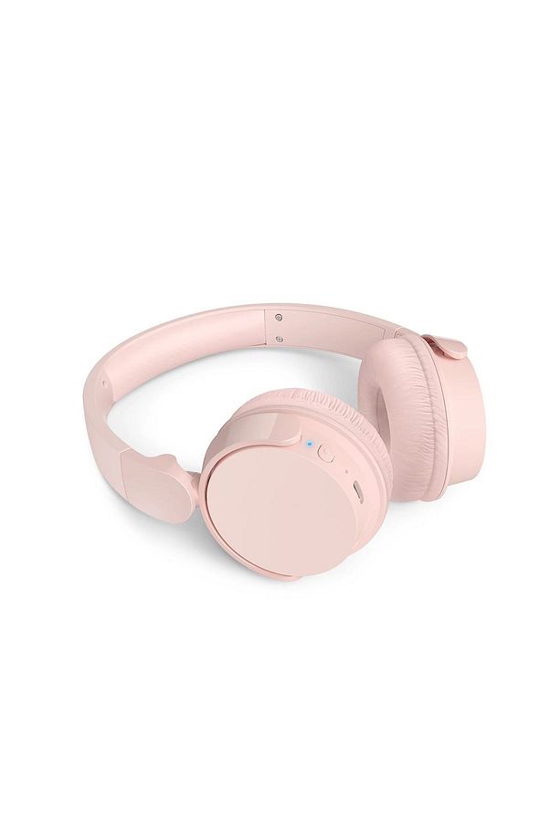 Tah4209 Kablosuz Kulak Üstü Kulaklık Dinamik Bas, Bluetooth, Net Arama, 55 Saat Kullanım -pembe - 5
