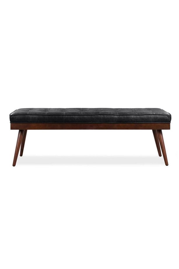 radnor gerçek deri bench-siyah - 4