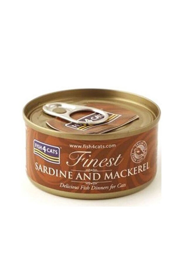 Sardine with Mackerel Cat Wet Food, 70g, Pack of 10