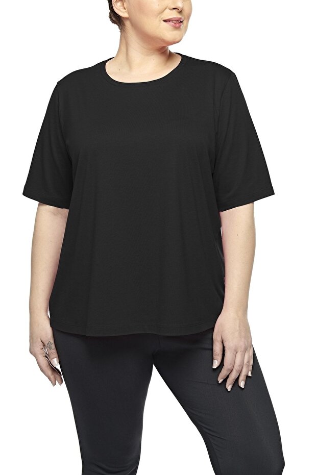 Women's Cotton Modal Short Sleeve Top Plus Size T-shirt -2501