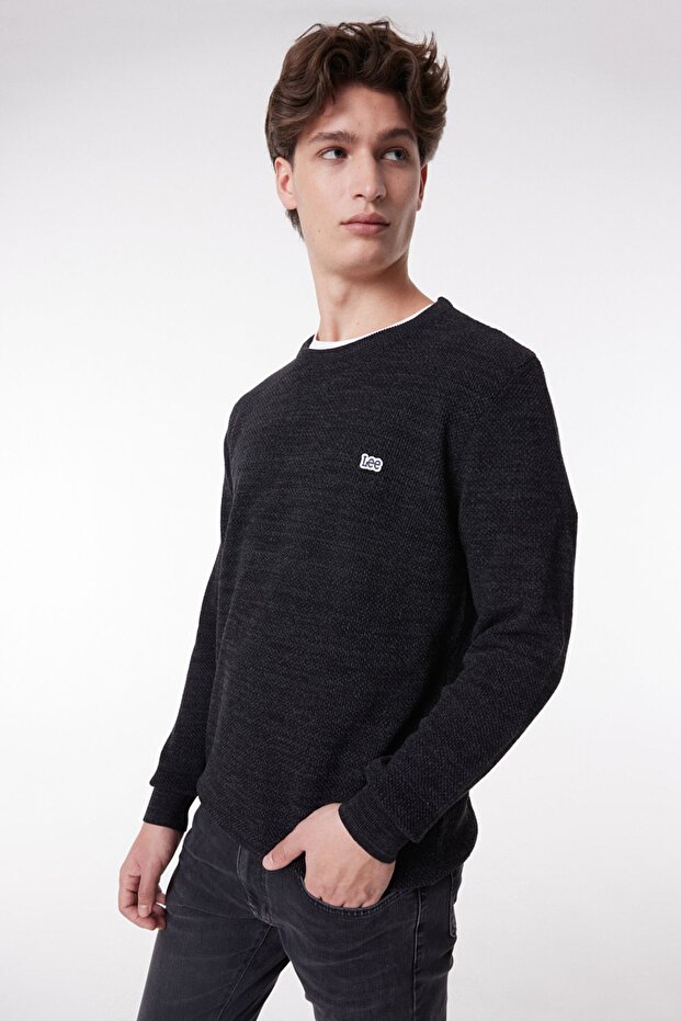 Regular Fit Normal Kesim Sıfır Yaka Triko - 3