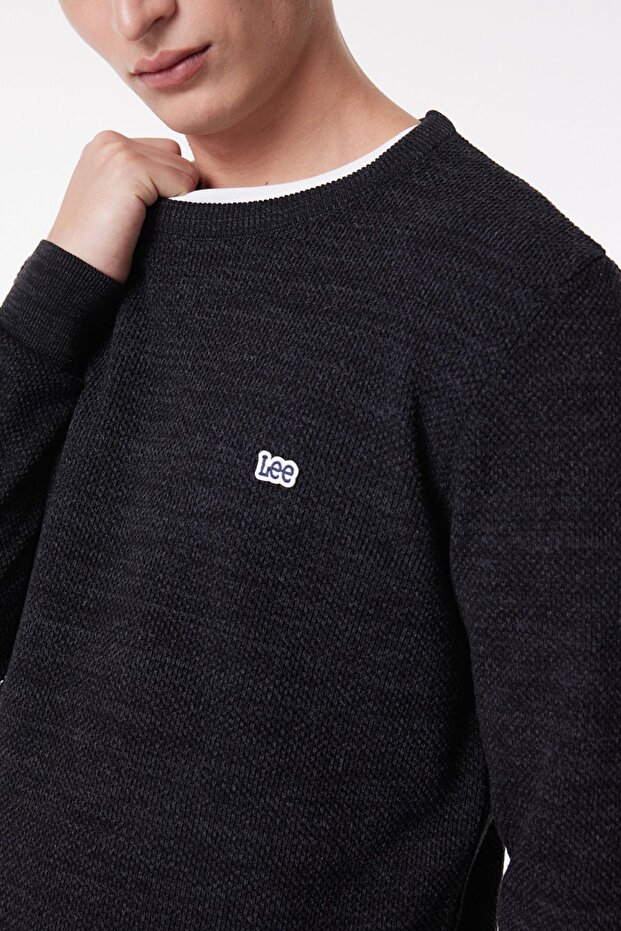 Regular Fit Normal Kesim Sıfır Yaka Triko - 2