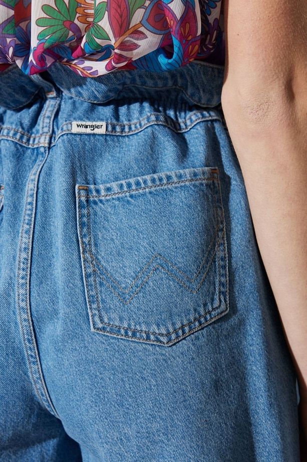 Festival Regular Fit Normal Kesim %100 Pamuk Yüksek Bel Jean Kot Şort - 6