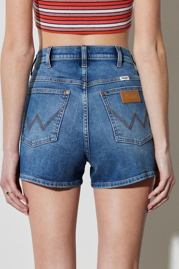 Festival Regular Fit Normal Kesim %100 Pamuk Yüksek Bel Jean Kot Şort - 7