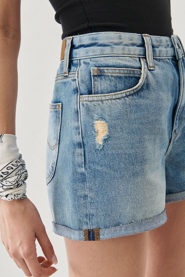 Regular Fit Normal Bel Jean Denim Kot Şort - 4