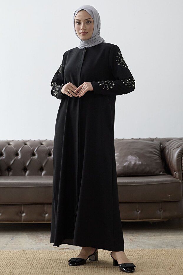 Ferace cu perle negre - 1