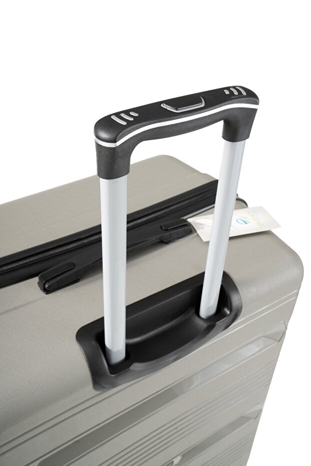 break-resistant 3-pack suitcase (PP) (GRAY) - 4