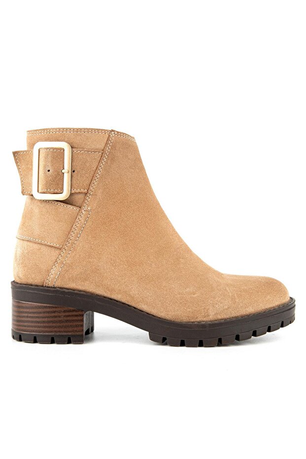 Ostuni 6 Nokta Anatomik Taban Topuk Dikeni Hakiki Deri Kadın Bot - 1