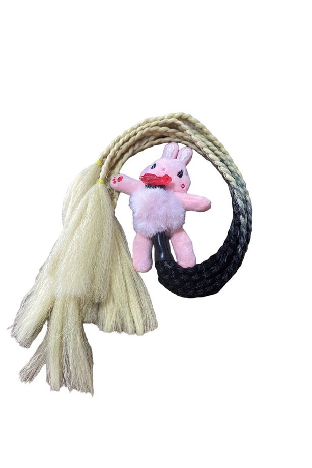 Kask Saç Örgüsü (PLATİN-SİYAH) - 1