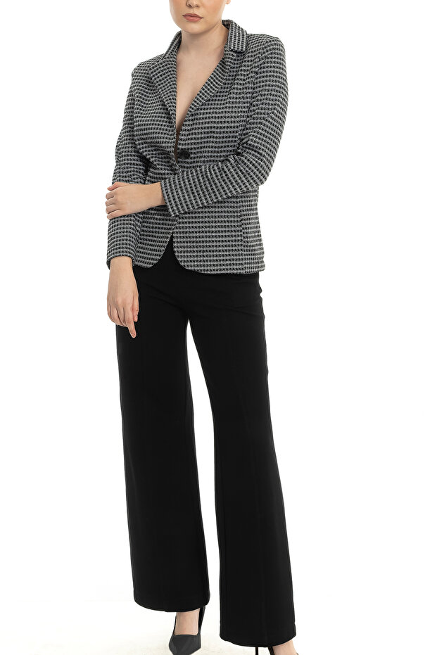 Likralı Örme Kadın Ceket - 6