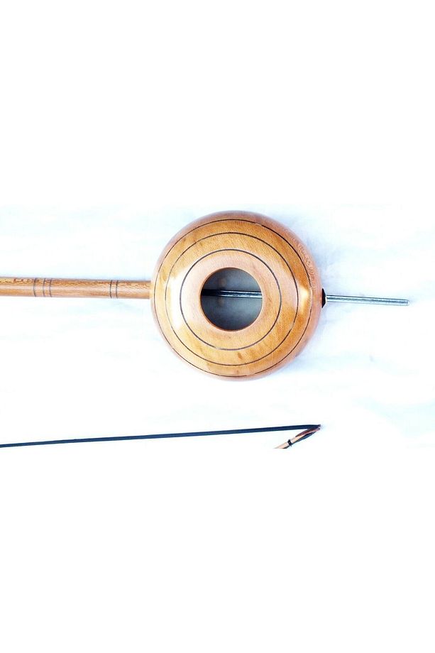 Oyma Dut Rebab Kaliteli, Quality Plane Carved Rebab Rubab W/ A Bow - Bag - 4