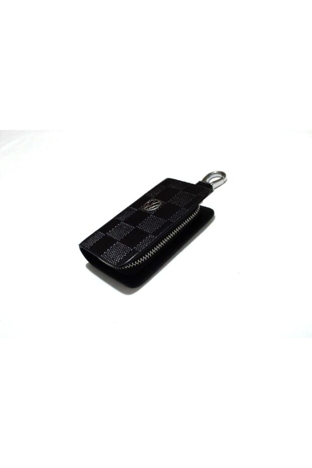 Volkswagen Zippered Leather Patterned Keychain Control Case