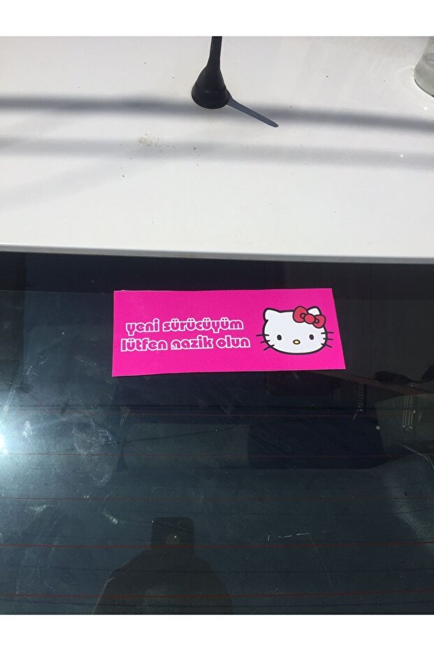 Hello Kitty Araba Sticker - 2