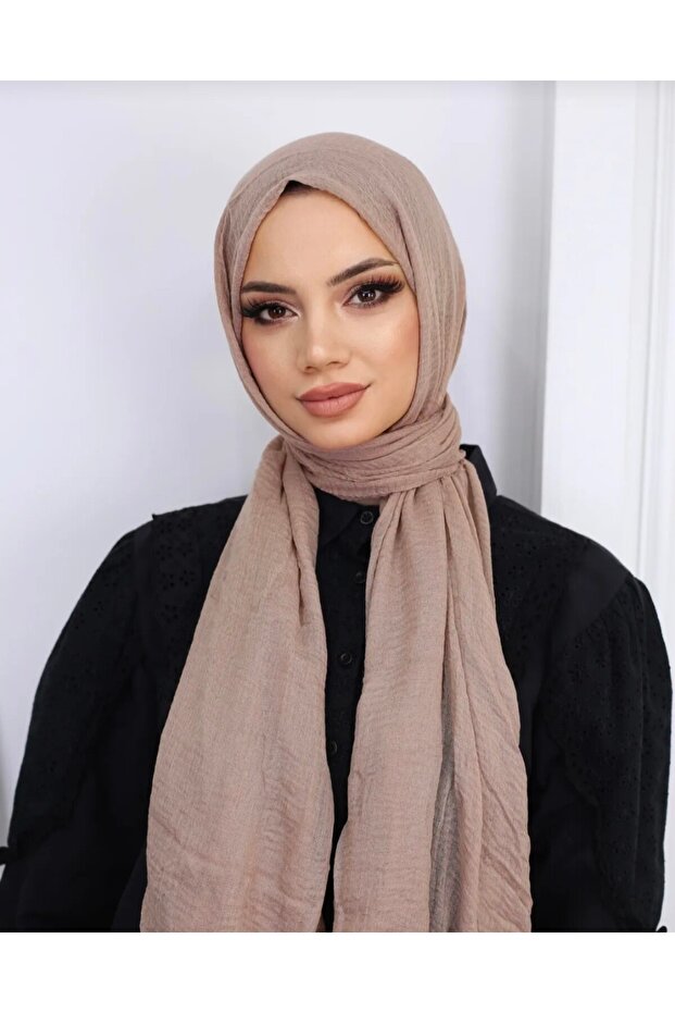 Mink Colored Wrap Shawl - 1