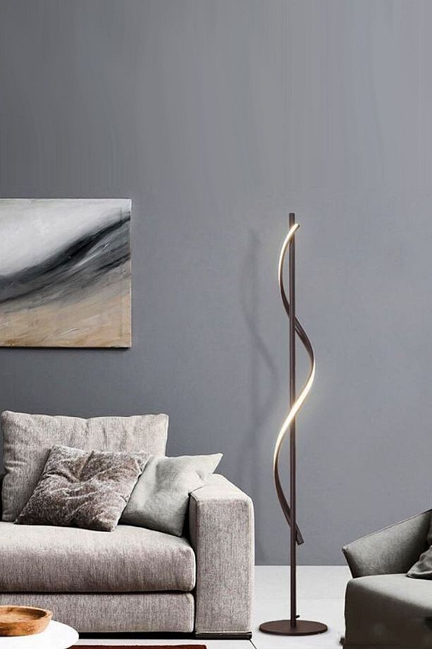 Miami Modern Tasarım Ledli Köşe Lambader - 1