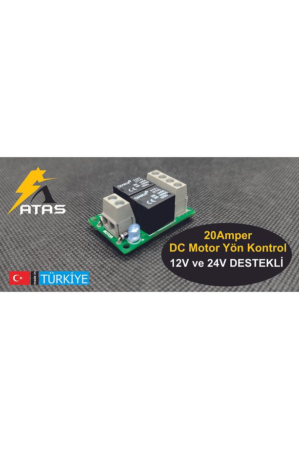DC MOTOR Yön Kontrol Devresi / Akülü Araba ve VIP Araç Uyumlu - 1