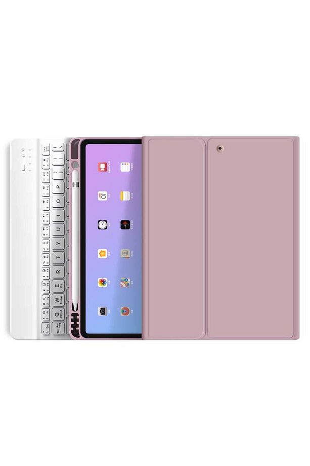 Samsung Galaxy Tab A9 Plus Sm-x210 11 Inç Tablet Uyumlu Bluetooth Klavyeli Kılıf (TÜRKÇE KLAVYE) - 3