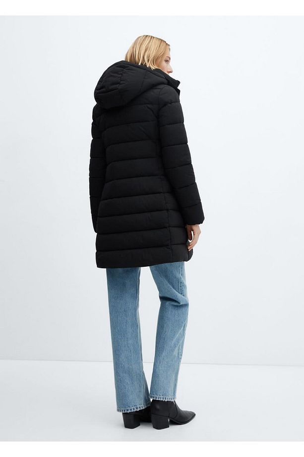 Kapüşonlu Kapitone Anorak - 4