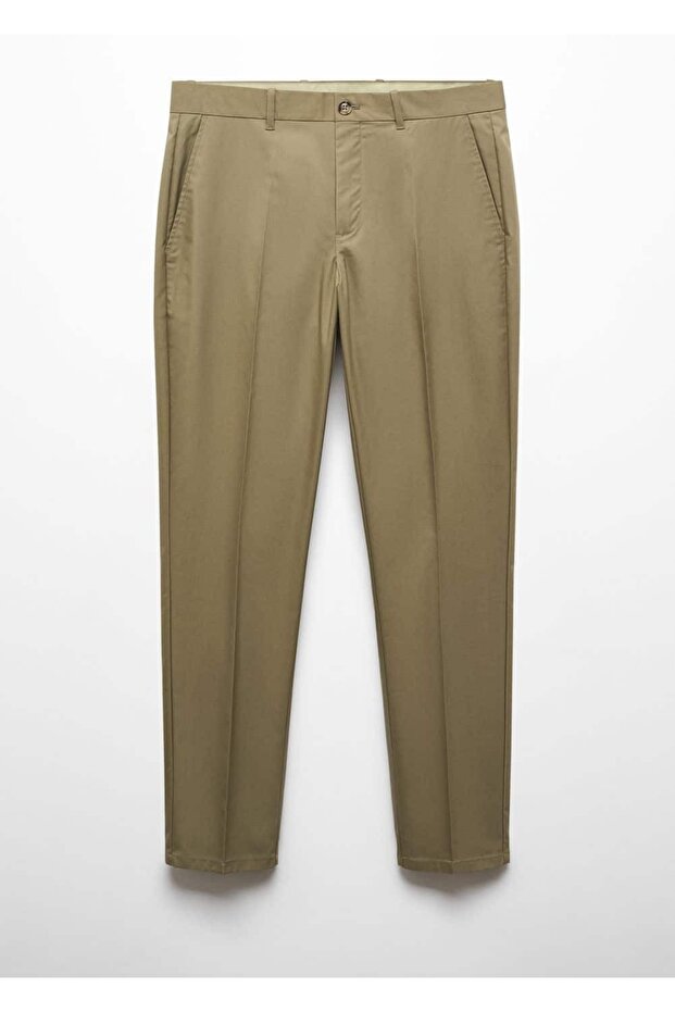 Dar kesim lyocell pantolon - 3