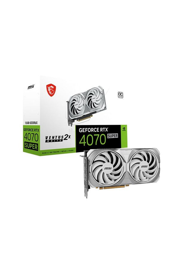 Geforce Rtx 4070 Super 12g Ventus 2x Whıte Oc Gddr6x 192bıt Dx12 Dlss 3 Gaming (OYUNCU) Ekran Ka - 1