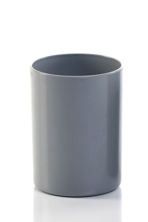 Desktop Organizer Pen Holder Gray Cylinder Desktop Pen Holder